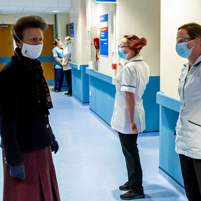 The Princess Royal visits Scarborough Hospital