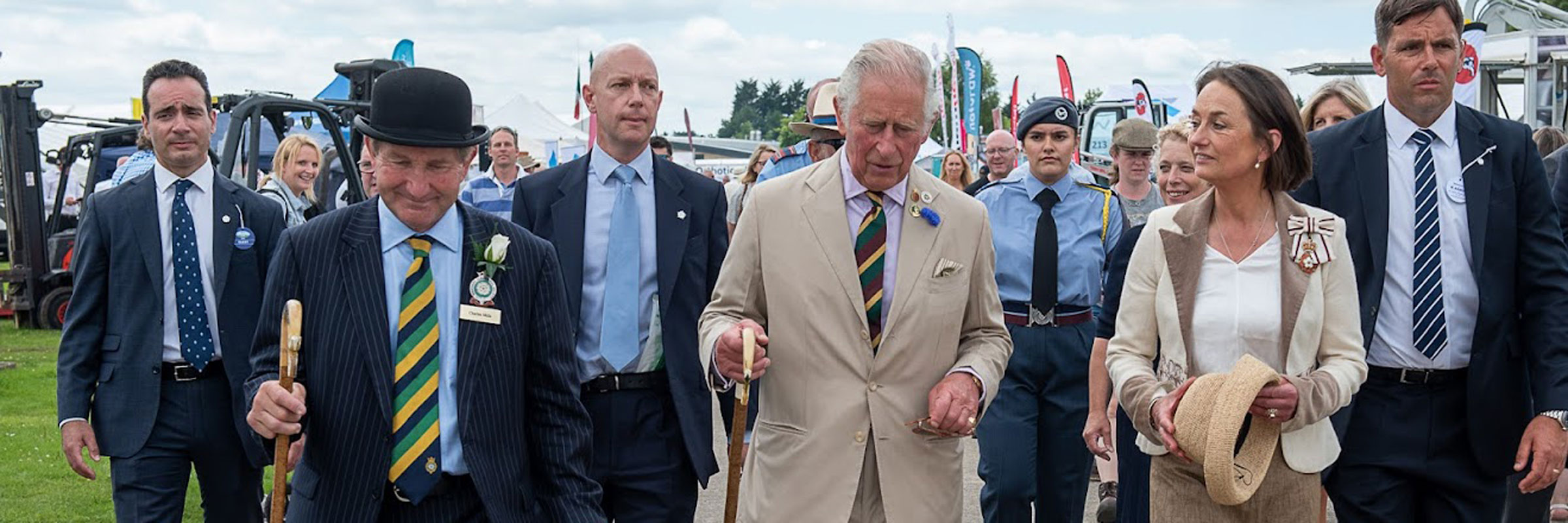 His Majesty The King visits the Great Yorkshire Show
